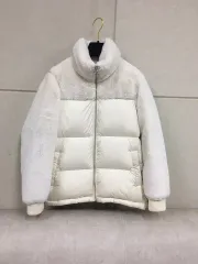 ジルスチュアート スポーツ ファー バイカラー ダウン アイボリー