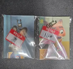 ズートピア2 ニック＆ジュディ 名札 キーホルダー 出品