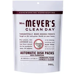 ミセスマイヤーズ クリーンデイ(Mrs.Meyers Clean Day) 食洗機用洗剤 タブレット ラベンダーの香り 20錠 360g [ラベンダー]