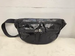 DIESEL ブラック カモフラ スリングバック クロスバック