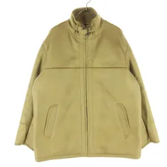 美品 CROCODILE クロコダイル 裏ボア 長袖 フェイクスエード ジャケット M ブラウン系 メンズ 古着