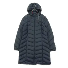 TOMMY HILFIGER トミーヒルフィガー 長袖 ダウンコート ブラック レディース 古着