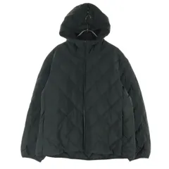 UNIQLO ユニクロ PUFFTECH フード付 中綿ジャケット XL ブラック レディース 古着