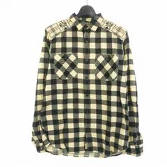 デニム&サプライ ラルフローレン DENIM & SUPPLY RALPH LAUREN チェックシャツ 長袖 M ブラック/ホワイト