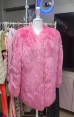ピンク ファー コート