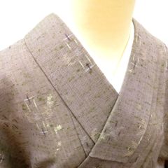 羽織 アンティーク 昔羽織 昔羽織 正絹 紫 濃淡 青 白 グレー 黒 黄