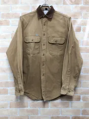 【中古】 Carhartt カーハート 長袖襟シャツ ダック ベージュ  111447060