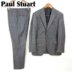 美品 Paul Stuart スーツセットアップ 40R グレー チェック