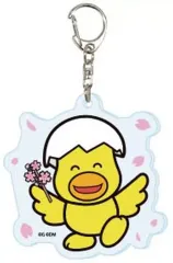 【中古】キーホルダー ひよこちゃん 「たべっ子どうぶつ THE MOVIE アクリルキーホルダー 02.描き起こしイラスト」