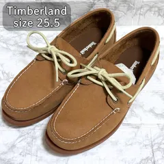 【美品】Timberland デッキシューズ 2eye 25.5　ティンバーランド ボートシューズ スエード
