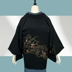 羽織　黒羽織　正絹