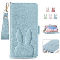 MAGICASE Google Pixel 6a ケース 手帳型 人気 グーグル ピクセル 6a 可愛い ウサギ どうぶつ 柄 女性 カード収納 横置き機能 スマホケース おしゃれ 財布型 全面保護 衝撃吸収 上品 ストラップ スタンド機 能付き 肌感レザ 0