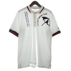 アーノルドパーマー Arnold Palmer ポロシャツ カットソー 半袖 鹿の子 白 ホワイト XO