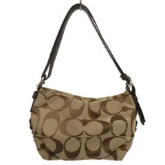 コーチ COACH F15068 シグネチャー ワンショルダーバッグ ベージュ系