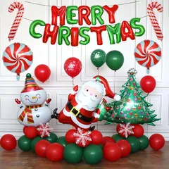 クリスマス 飾り、クリスマス バルーン 飾り付け、クリスマス 風船 装飾 クリスマス バルーン かざりつけ セット 0