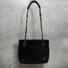 美品 セリーヌ オーストリッチレザー ショルダーバッグ ハンド