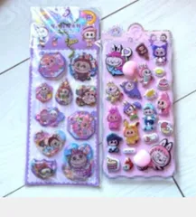 ラブブ（風）お尻ぷにぷにシ—ルとラブブウォーターシール2枚セット