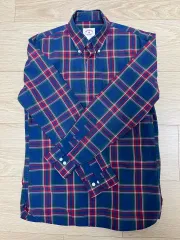 BROOKS(ブルックス) ブラザーズ CHECK シャツ レッド フリース S