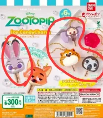 ズートピア アイスキャンディー ガチャ キーホルダー（ジュディ含む 3個まとめ売り）