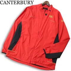 CANTERBURY カンタベリー ラグビー 通年★ ロゴ 切替 ジャケット ブルゾン Sz.3L メンズ 大きいサイズ 特大のサムネイル