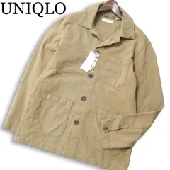 【新品 未使用】 UNIQLO ユニクロ 通年 ウォッシュ ジャージー ワーク ジャケット Sz.M メンズ