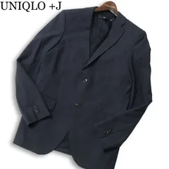 UNIQLO +J ユニクロ × ジルサンダー 通年★ スリムフィット ウール テーラード ジャケット Sz.M メンズ ネイビー
