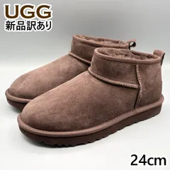 【新品】UGG ムートンブーツ バーントシダー USA7/JP24ｃｍ クラシックウルトラミニ レディース/女性用 1116109 アグ (UG31)