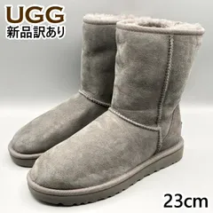【新品】UGG ムートンブーツ グレー USA6/JP23ｃｍ クラシックショートII レディース/女性用 1016223 アグ (UG32)