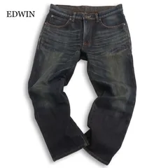 EDWIN エドウィン 503WF WILD FIRE★ ストレッチ 防風 裏起毛 加工 ストレッチ デニム パンツ ジーンズ Sz.33 メンズ バイク