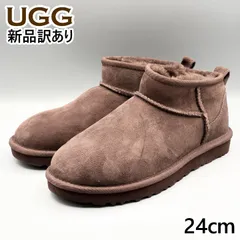 【新品】UGG ムートンブーツ バーントシダー USA7/JP24ｃｍ クラシックウルトラミニ レディース/女性用 1116109 アグ (UG53)