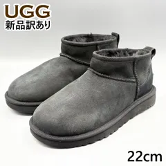 【新品】UGG ムートンブーツ ブラック USA5/JP22cm クラシックウルトラミニ レディース/女性用 1116109 アグ (UG56)