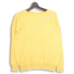niko and... ニコアンド 秋冬 ウール★ 星柄 セーター ニット Sz.3 レディース 黄色