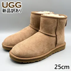 【新品】UGG ムートンブーツ チェスナット USA7/JP25cm クラシックミニII メンズ/男性用 1002072 アグ (UG88)