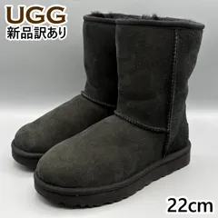 【新品】UGG ムートンブーツ ブラック USA5/JP22ｃｍ クラシックショートII レディース/女性用 1016223 アグ (UG97)