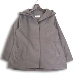 GLOBAL WORK グローバルワーク 秋冬★ フーデッド ラグラン コート Sz.L レディース 灰