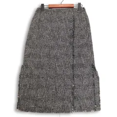 ZARA ザラ 秋冬★ グレンチェック タイト ミディ丈 スカート Sz.XS レディース