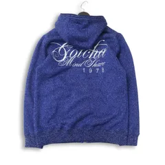 GOTCHA ガッチャ 秋冬 裏ボア★ ロゴ刺繍 ニット ジップ パーカー フーディー Sz.M メンズ サーフ