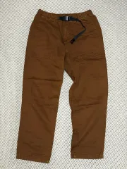 グラミチ ルーズテーパード パンツ ブラウン