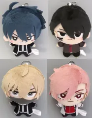 【中古】ぬいぐるみマスコット・ぬいぐるみバッジ 全4種セット ぬいぐるみマスコット 「一番くじ 桃源暗鬼」 F賞