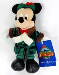 【中古】ぬいぐるみ ミッキーマウス(クリスマス・ホリデー・イン・ニューヨーク) ぬいぐるみバッジ 「ハーバーサイド・クリスマス2003」 東京ディズニーリゾート限定