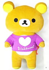 【中古】ぬいぐるみ リラックマ(紫) カラフルリラックマぬいぐるみXL 「リラックマ」