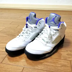 美品 NIKE AIR JORDAN 5 RETRO エア ジョーダン 5 レトロ ダークコンコルド 27cm メンズ スニーカー バッシュ DD0587-141