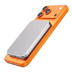 【業界初のチタン金属・14mmの超薄型】Catmart Magsafe対応 10000mAh 軽量 PD20W急速充電 マグネット式 ワイヤレス充電器 スマホ充電器 大容量 両台同時充電 Type-C入出力兼用 マグセーフ充電器 iPhone Air/17/s