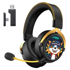 ゲーミングヘッドセット マイク付き PS5 へッドセット ゲーミングヘッドホン ワイヤレス ヘッドホン 4way接続 2.4G USB-A type-C Bluetooth 5.3 有線 25ms超低遅延 70H連続再生 ミュ-ト機能付き 50MMドライバーs