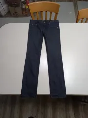 28 PLAC Kor 骨盤ストレッチ スリムストレートジーン ブラック 28-916