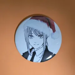 チェンソーマン マキマ クリスマス サンタ 帽子 缶バッジ
