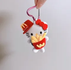 ハローキティ マクドナルド ミニ ぬいぐるみ キーリング / 未使用