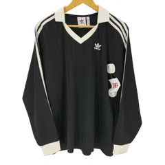 アディダスオリジナルス adidas Originals 24SS PIQUE LS アディカラー ピケ サッカー 長袖 Tシャツ ゲーム シャツ ポロ メンズ import：L 
