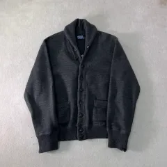 95 ポロ ラルフ ローレン ショールカラー コットン カーディガン