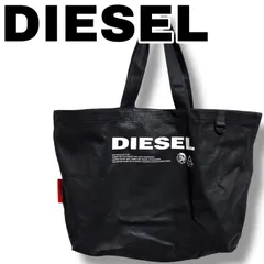 DIESEL ディーゼル ブラック メンズ レディース ユニセックス トートバッグ ロゴプリント 001432H